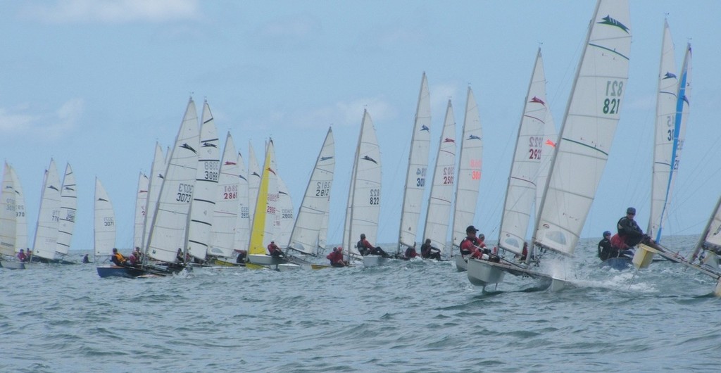 2012 Mitre 10 MEGA Paper Tiger Nationals - Start line - 2012 Maersk Line Paper Tiger International Championships © Claire Anderson